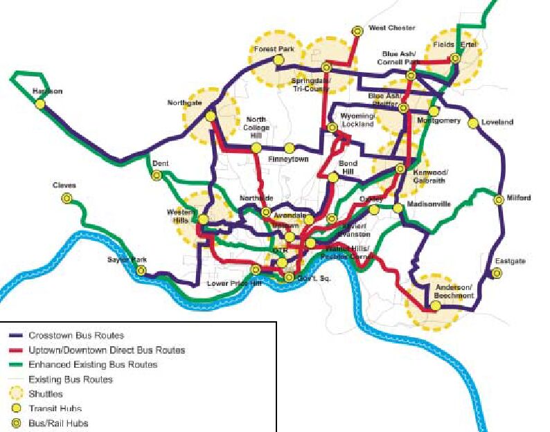 metro bus routes