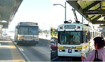 LA bus & LRT