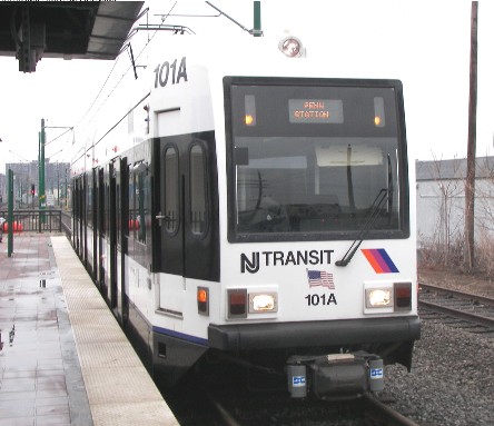 Newark LRT train