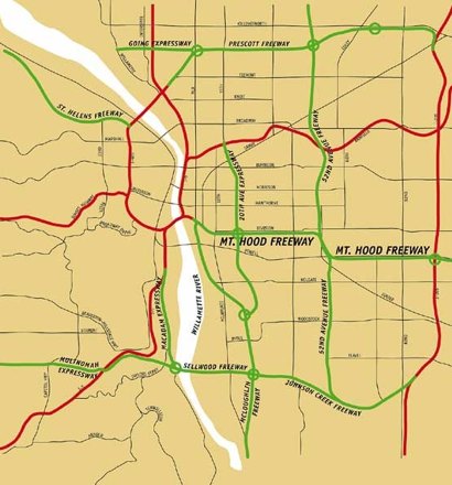  Portland freeway plan
