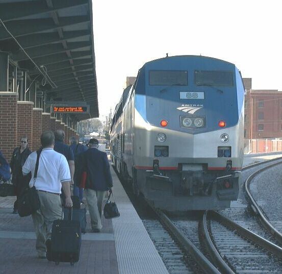 Amtrak train