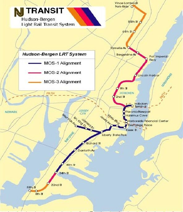 light rail nj map Northern New Jersey Light Rail S Spectacular Comeback