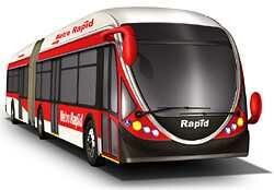 LA BRT NABI bus