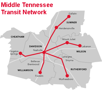 Nashville Railroad Map