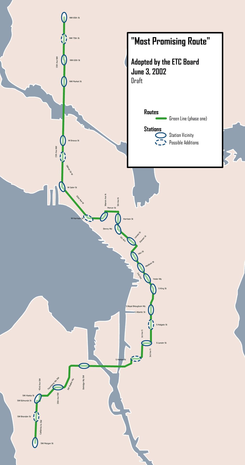 Seattle Etc Monorail Map 