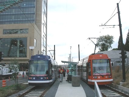 Portland LRT streetcars